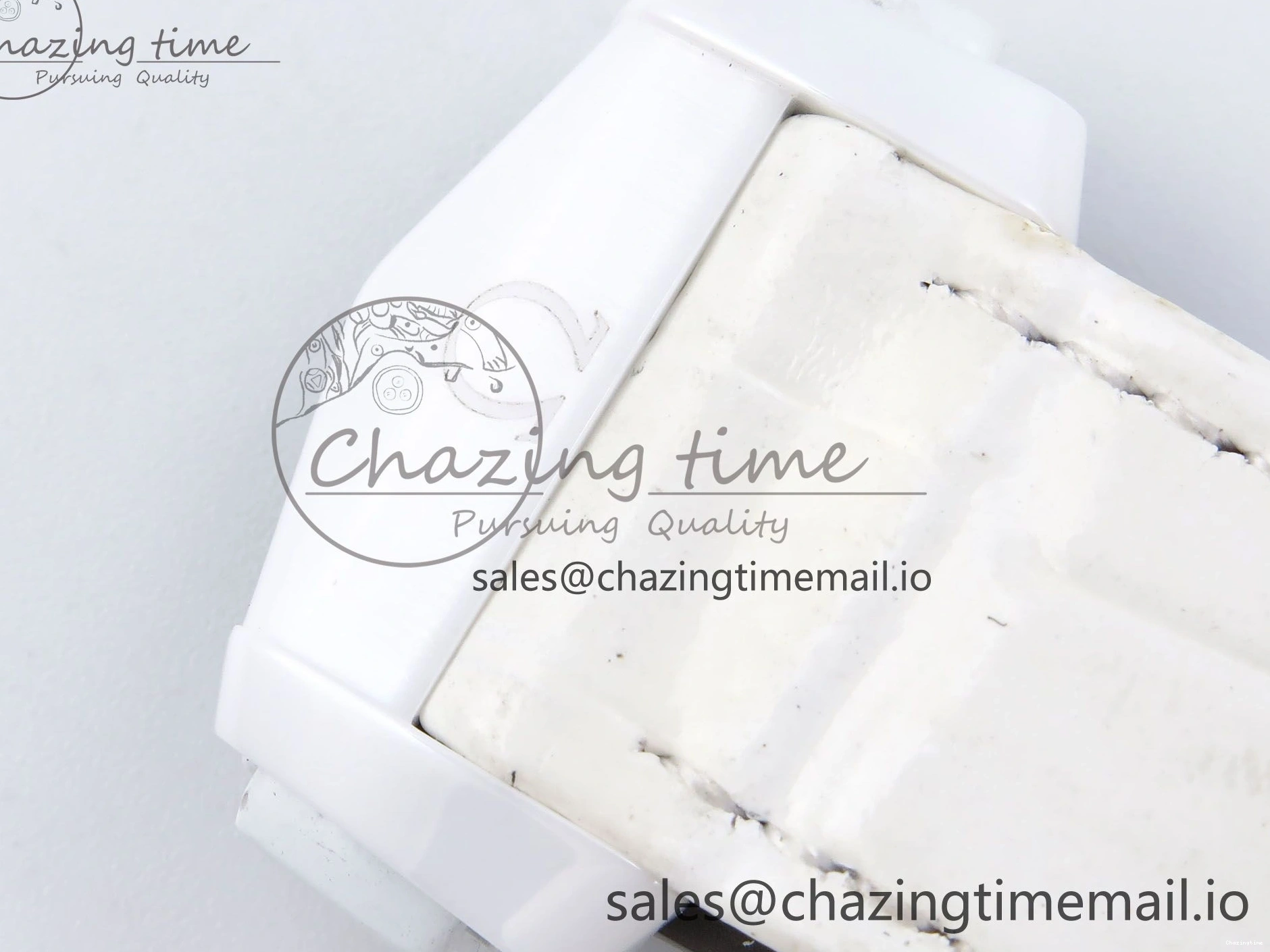 0522 Speedmaster White Side Of The Moon N1F 1:1 Best Edition White Dial White Ceramic on White Leather Strap A GoAnywhere 7694